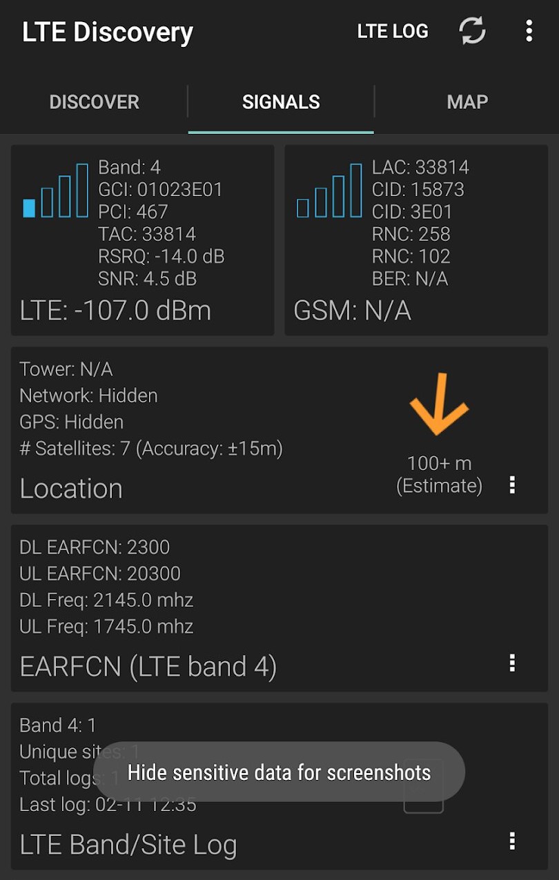 App LTE Discovery